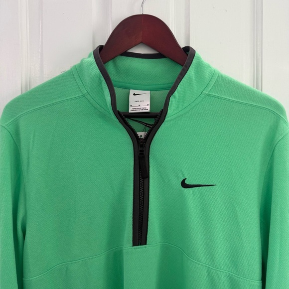 Nike Dri-FIT Golf 1/4 Zip Pullover – Green/Black – Men’s M – NWT - Picture 2 of 5